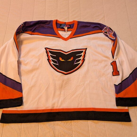 Vintage Philadelphia Phantoms Antero Niittymaki Goalie Hockey Jersey Bauer XXL